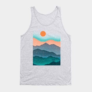 Meditating Samurai Tank Top